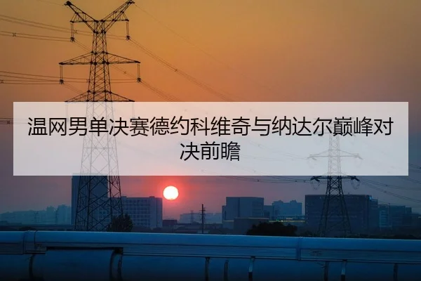 温网男单决赛德约科维奇与纳达尔巅峰对决前瞻